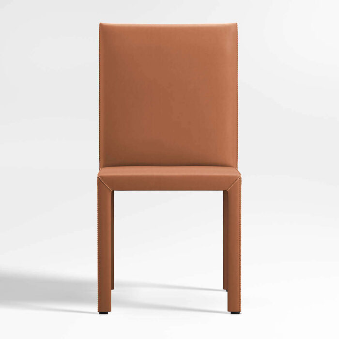 صندلی ناهارخوری چرم تاپ گرین